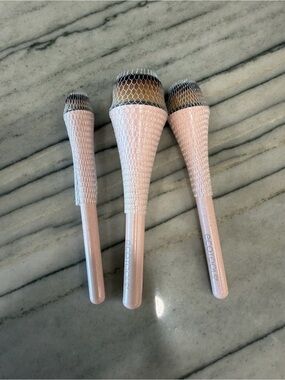 ecotools Light Pink Face Brush Set - 3 Piece
